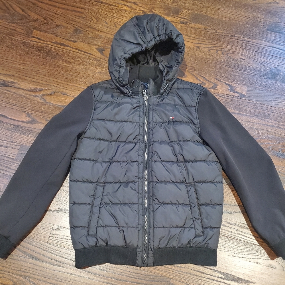 Men's Tommy Hilfiger Semi-Puffer Hooded Jacket